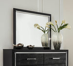 Kaydell Black Wood Dresser Mirror