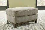 Kaywood Granite Fabric Ottoman