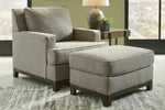 Kaywood Granite Fabric Ottoman