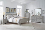 Kordasky Gray Wood 6-Drawer Dresser