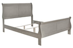 Kordasky Gray Wood Queen Sleigh Bed