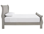 Kordasky Gray Wood Twin Sleigh Bed