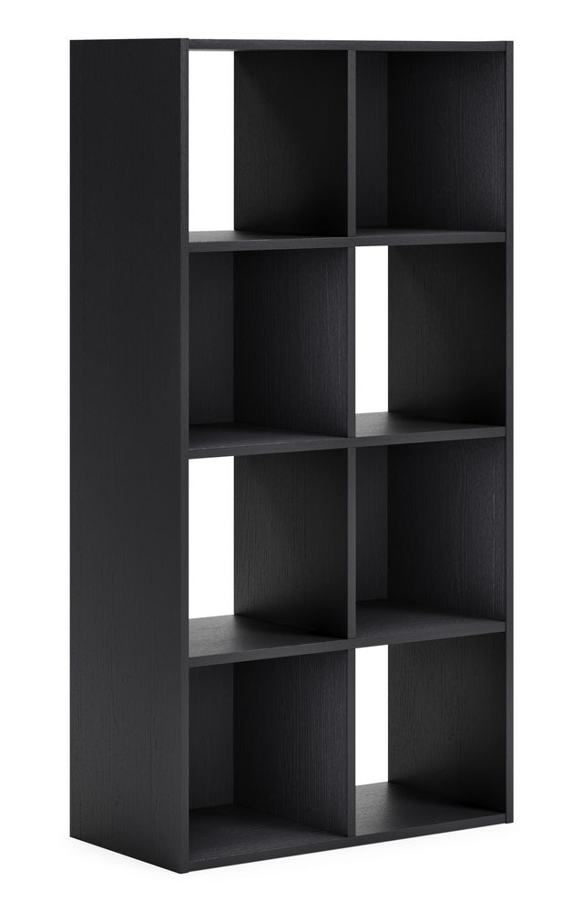 Langdrew Black Wood 8-Cube Organizer