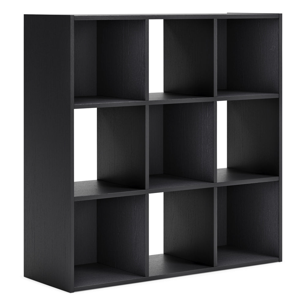 Langdrew Black Wood 9-Cube Organizer