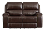 Latimer Brown Power Recliner Loveseat