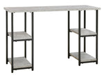 Lazabon Gray/Black Metal 48" Home Office Desk