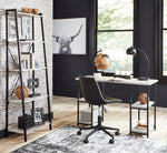 Lazabon Gray/Black Metal 48" Home Office Desk