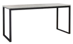 Lazabon Gray/Black Metal 63" Home Office Desk