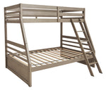 Lettner Light Gray Twin/Full Bunk Bed