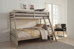 Lettner Light Gray Twin/Full Bunk Bed