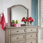 Lettner Light Gray Youth Dresser Mirror