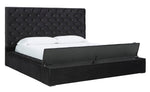 Lindenfield Black King Bed (Oversized)