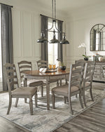 Lodenbay 2 Antique Gray Side Chairs