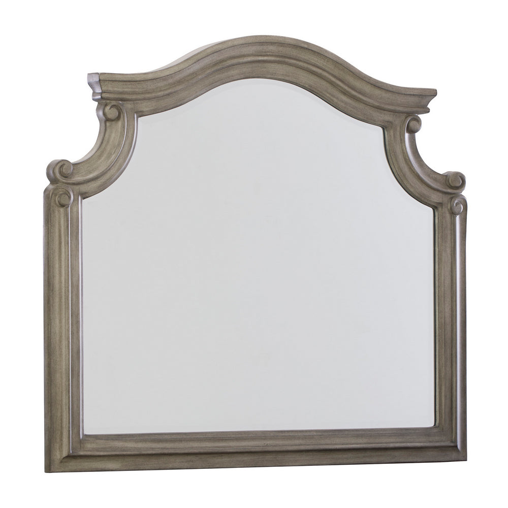 Lodenbay Antique Gray Wood Dresser Mirror