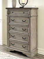 Lodenbay Two-Tone Wood 5-Drawer Chest