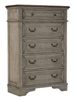 Lodenbay Two-Tone Wood 5-Drawer Chest