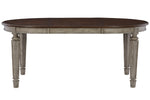 Lodenbay Two-Tone Extendable Dining Table