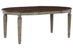 Lodenbay Two-Tone Extendable Dining Table