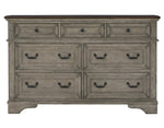 Lodenbay Two-Tone Wood 7-Drawer Dresser