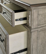 Lodenbay Two-Tone Wood 7-Drawer Dresser