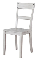 Loratti 2 Gray Wood Side Chairs