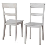 Loratti 2 Gray Wood Side Chairs