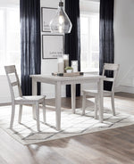 Loratti 2 Gray Wood Side Chairs