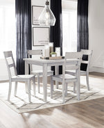 Loratti 2 Gray Wood Side Chairs