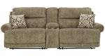 Lubec 3-Pc Taupe Power Recliner Loveseat