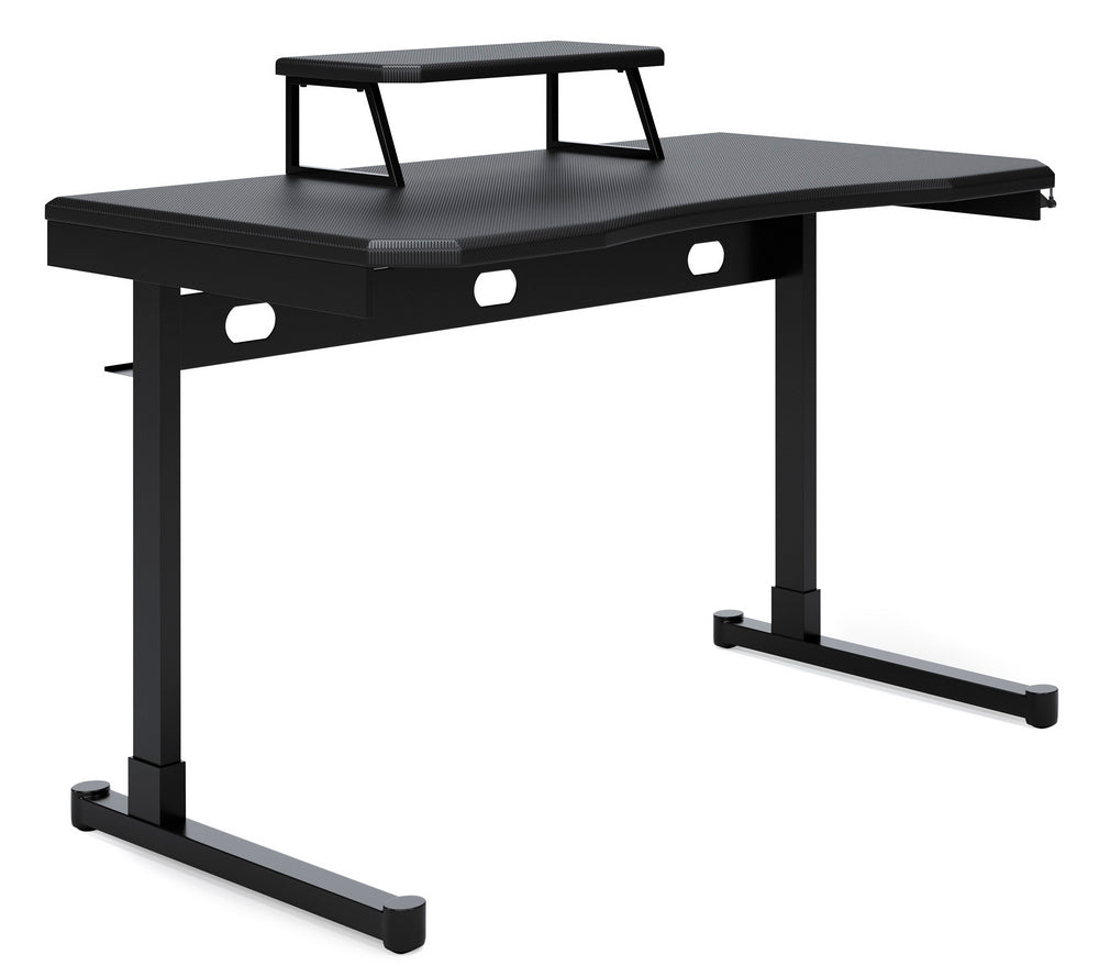 Lynxtyn Black Wood/Metal Home Office Desk