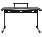 Lynxtyn Black Wood/Metal Home Office Desk