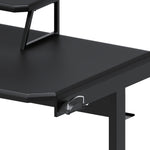 Lynxtyn Black Wood/Metal Home Office Desk