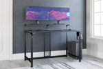 Lynxtyn Black Wood/Metal 48" Home Office Desk