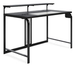 Lynxtyn Black Wood/Metal 48" Home Office Desk