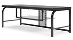 Lynxtyn Contemporary Black TV Stand