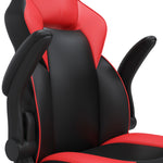 Lynxtyn Red/Black Swivel Home Office Chair