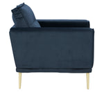 Macleary Navy Velvet Chair