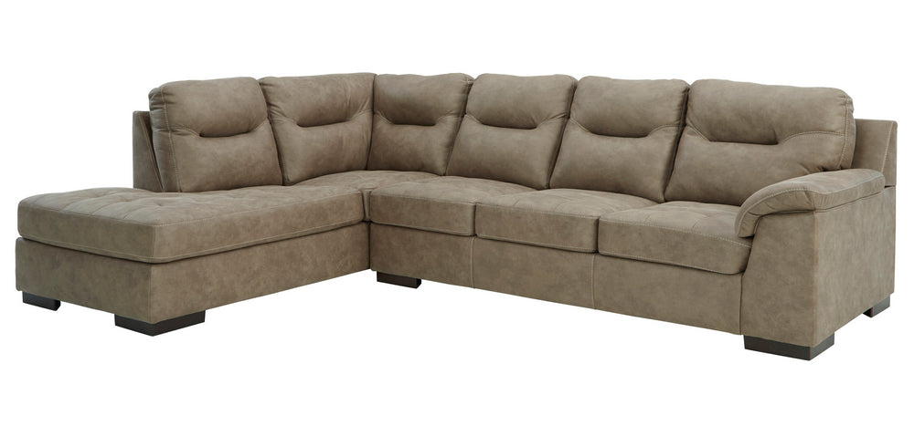 Maderla 2-Pc Pebble LAF Sectional Sofa