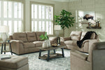 Maderla Pebble Faux Leather Loveseat