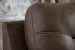 Maderla Walnut Sofa (Oversized)