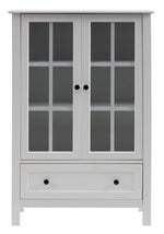 Miranda White Wood Accent Cabinet