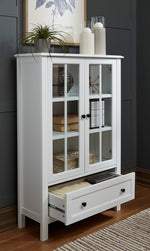 Miranda White Wood Accent Cabinet