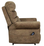 Mopton Saddle Fabric Power Lift Recliner