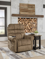 Mopton Saddle Fabric Power Lift Recliner