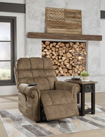 Mopton Saddle Fabric Power Lift Recliner