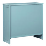 Nalinwood Teal Wood Accent Cabinet