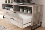 Neilsville Whitewash Wood Medium TV Stand