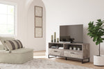 Neilsville Whitewash Wood Medium TV Stand