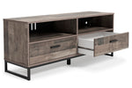 Neilsville Multi Gray Wood Medium TV Stand