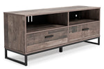 Neilsville Multi Gray Wood Medium TV Stand